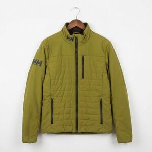 Helly Hansen Olive Green Quilted Puffer Jacket Lightly Insulated Coat